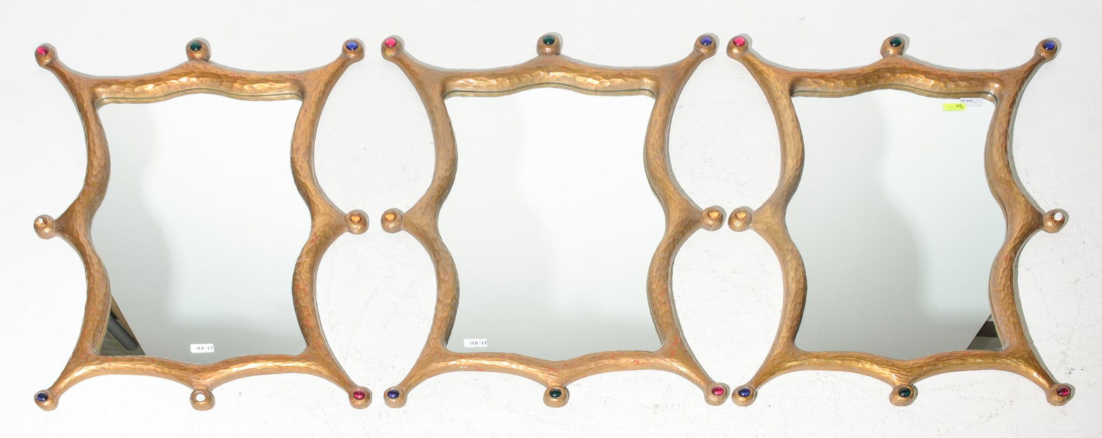 3 Crown / Mardi Gras Style Framed Mirrors (1 of 3)