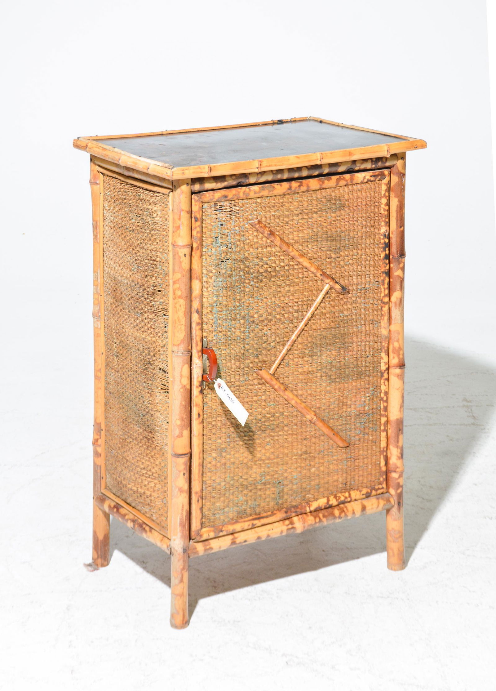 Bamboo Small Single Door Cabinet (1 of 3)