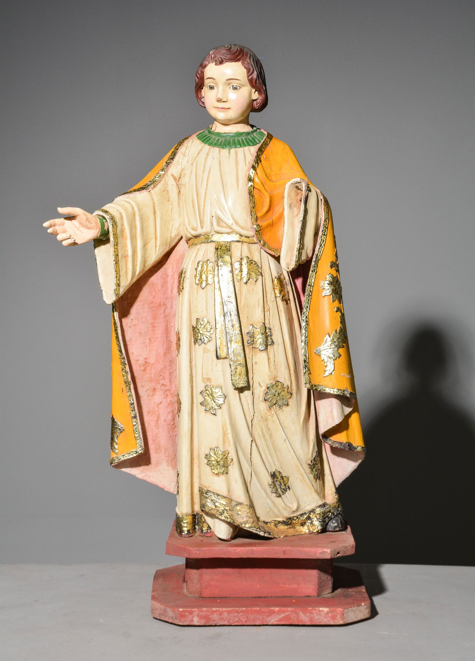 AS IS - Hand Painted Religious Figure (1 of 5)