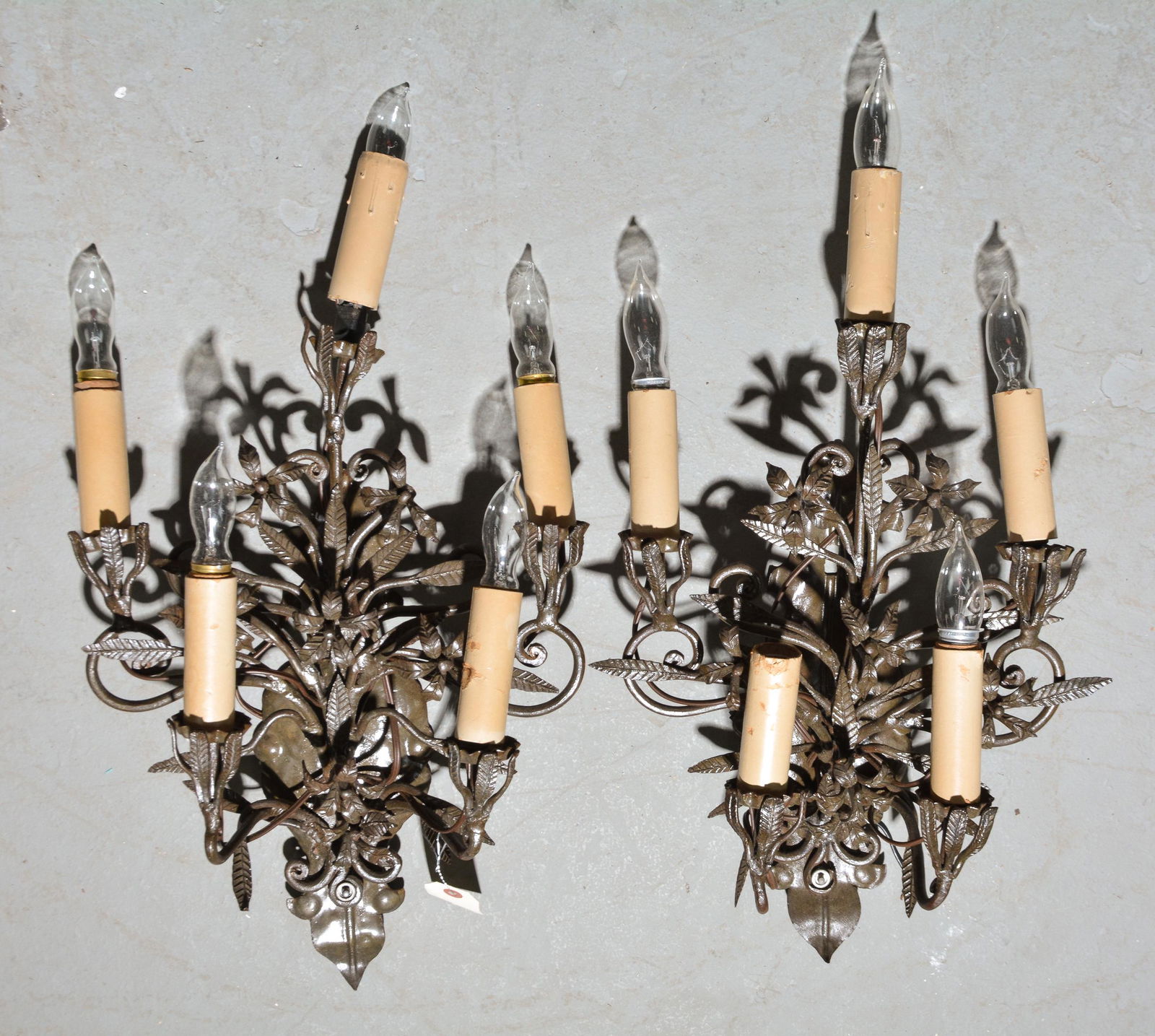 2 French Style 5 Light Sconces (1 of 2)