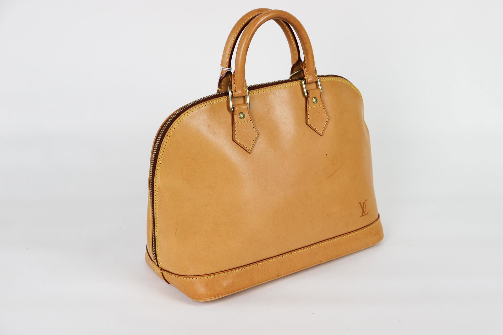 Louis Vuitton Alma PM in Beige Nomad Leather (1 of 8)