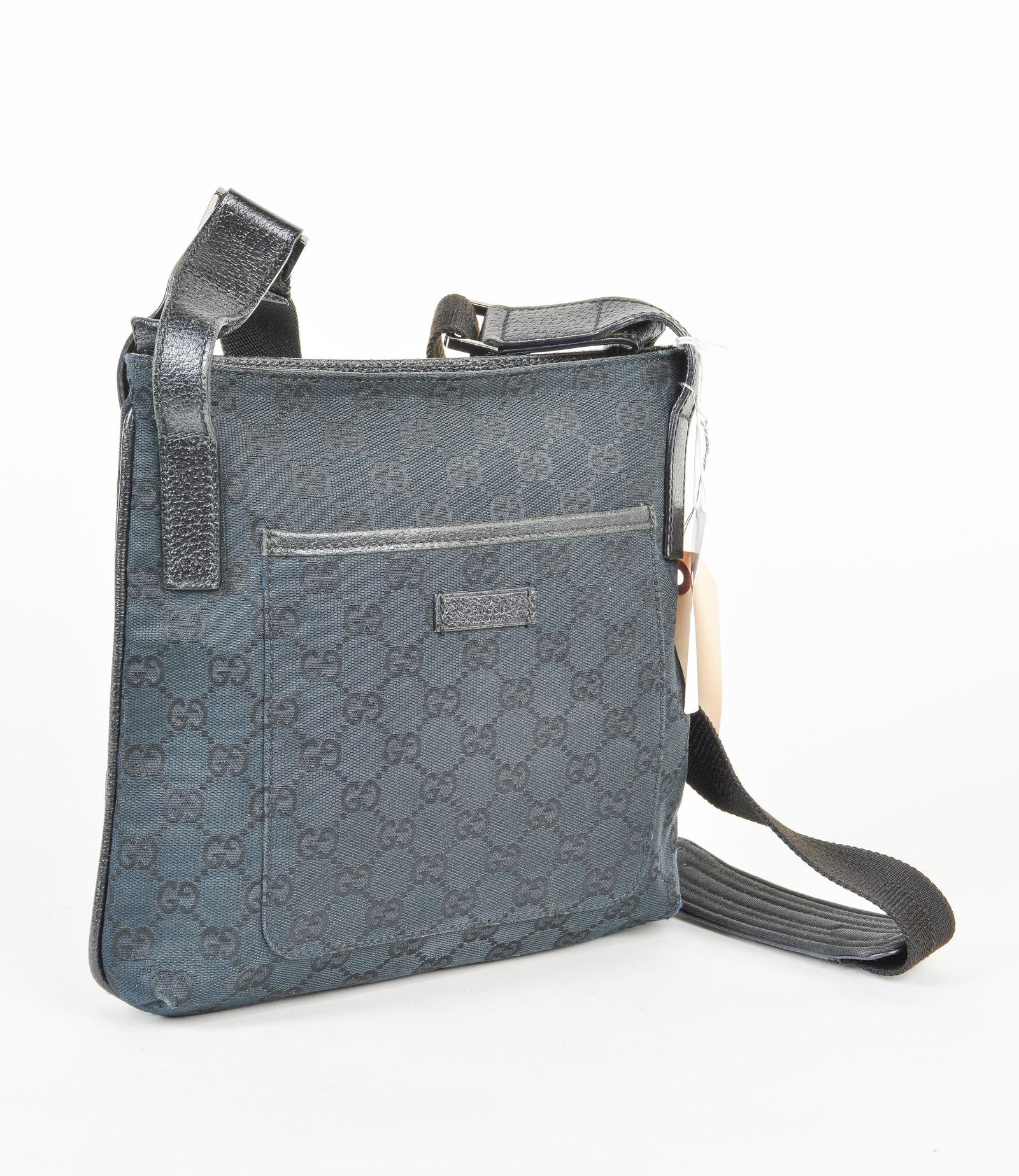 Gucci Messenger Crossbody  in Black Monogrammed Canvas (1 of 4)