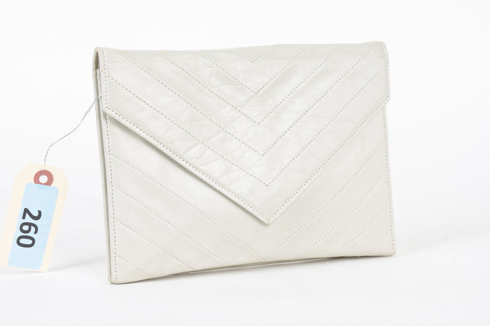 Yves Saint-Laurent Vintage Envelope Clutch in  Grey (1 of 3)