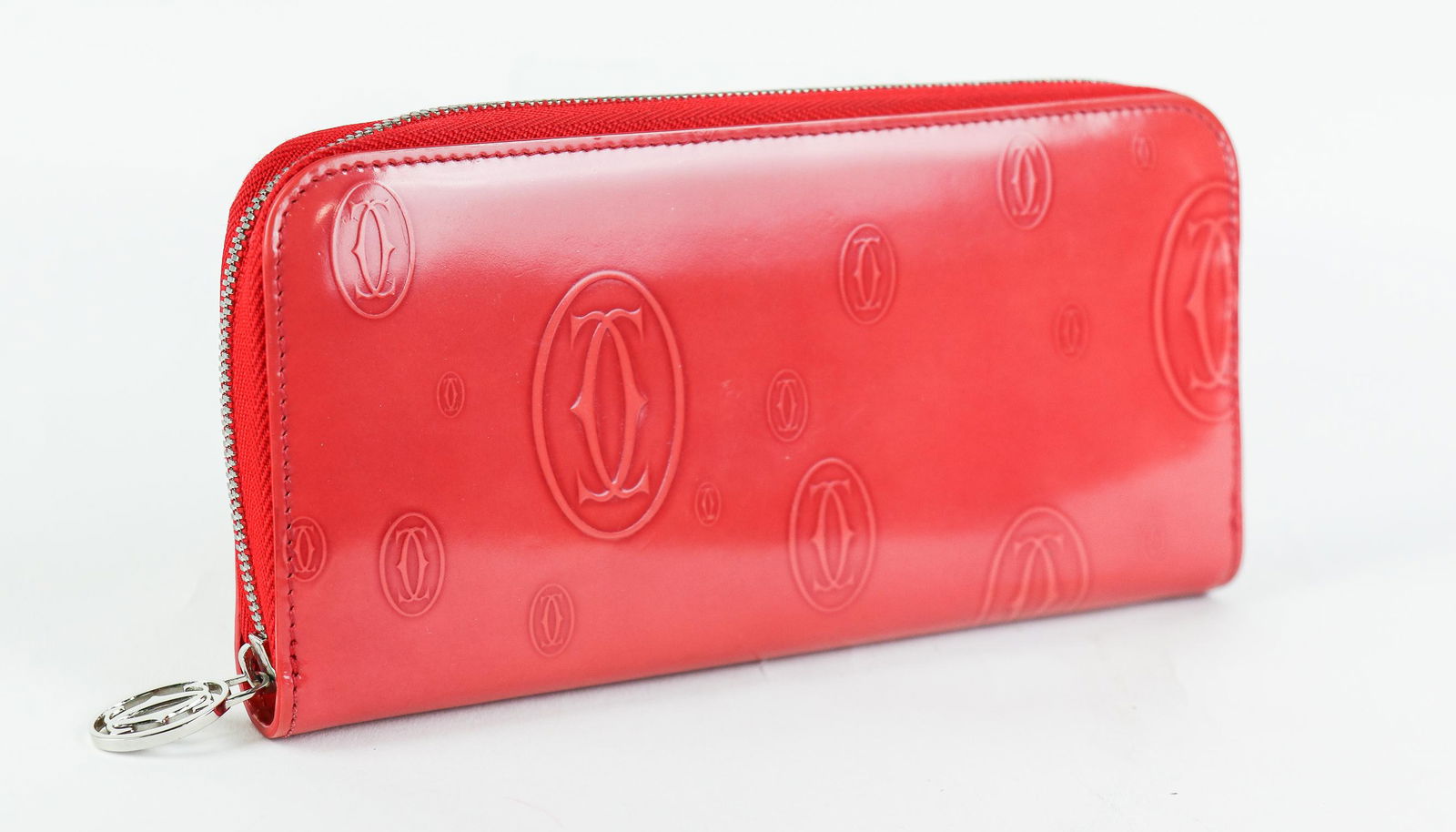 Cartier Zip Around Wallet in Pink Logo (1 of 3)
