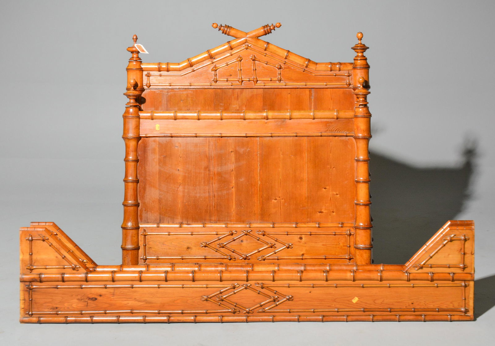 Bamboo Bed with Rails (1 of 3)