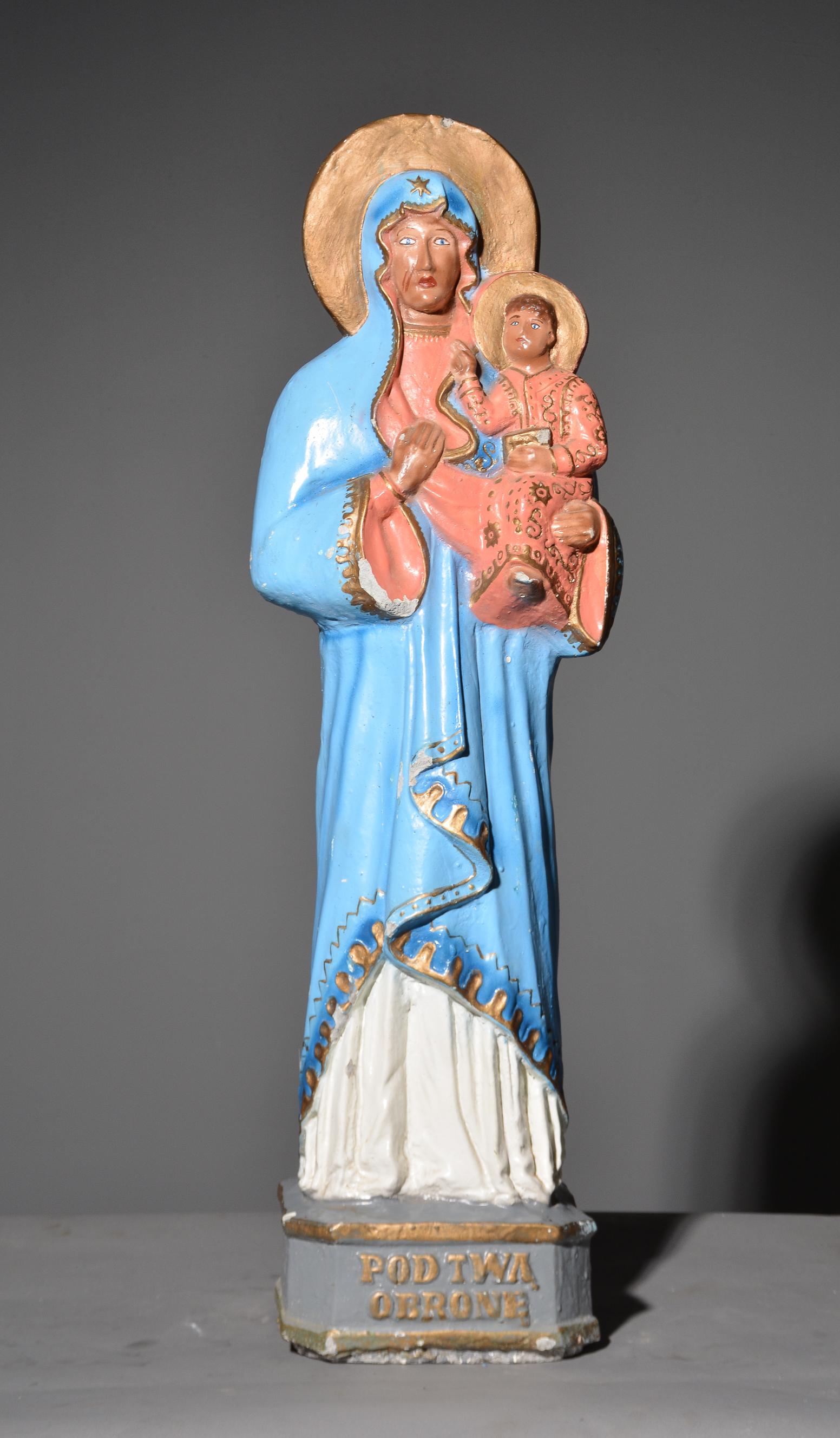 Large Hand Painted Religious Figure (1 of 3)