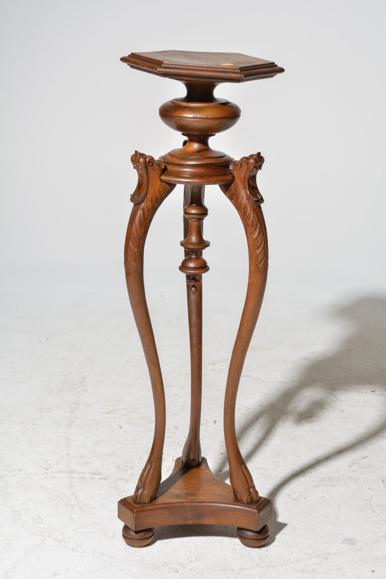 Carved Plant Stand / Pedestal (1 of 3)