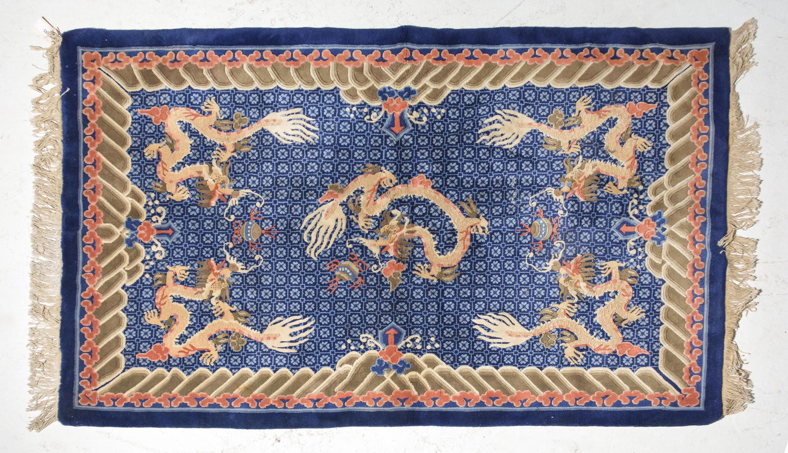 Hand Tufted Asian Style Rug - 6'2 x 4'1 (1 of 3)