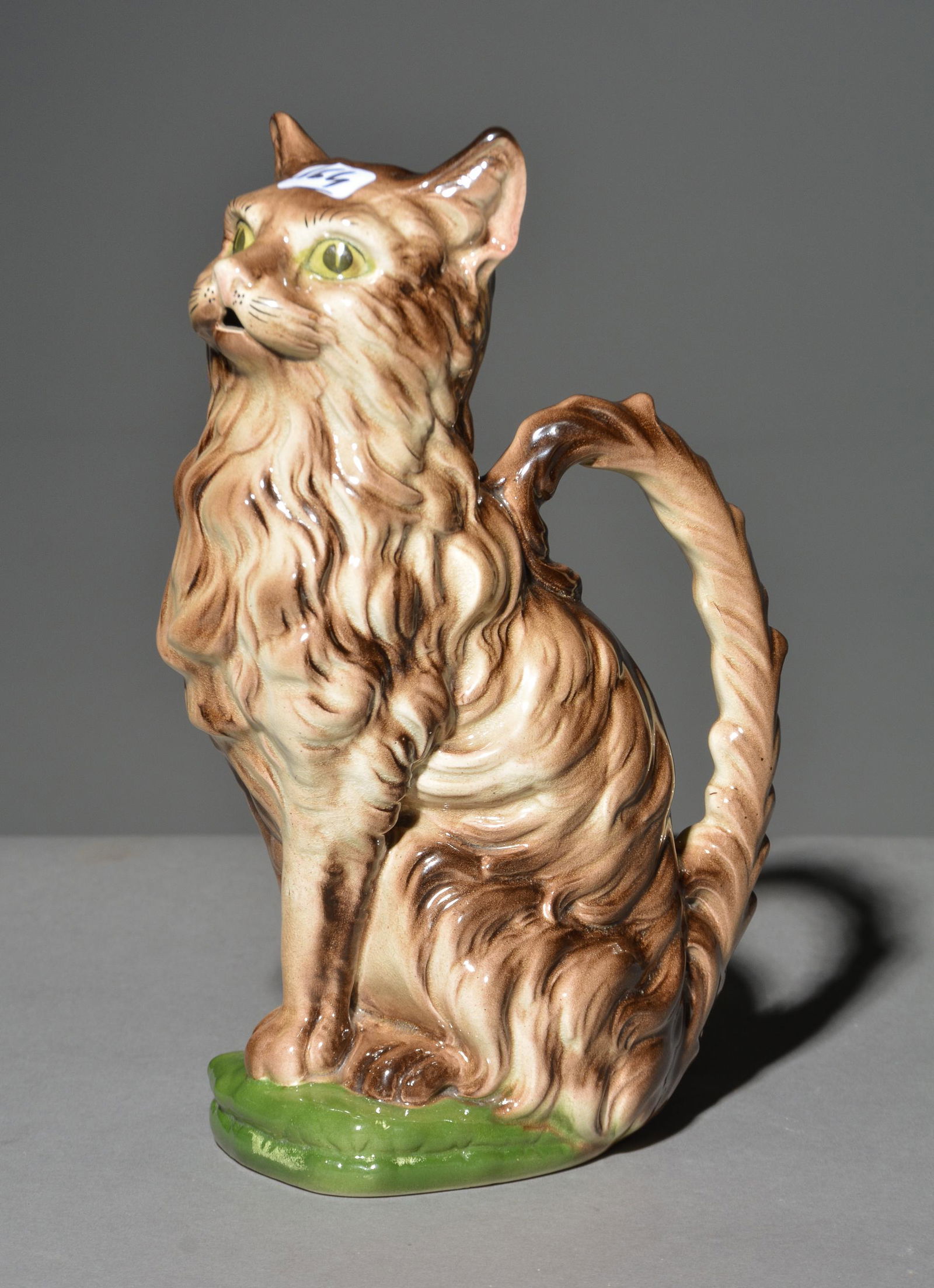 St. Clement Majolica Cat Jug / Pitcher (1 of 4)