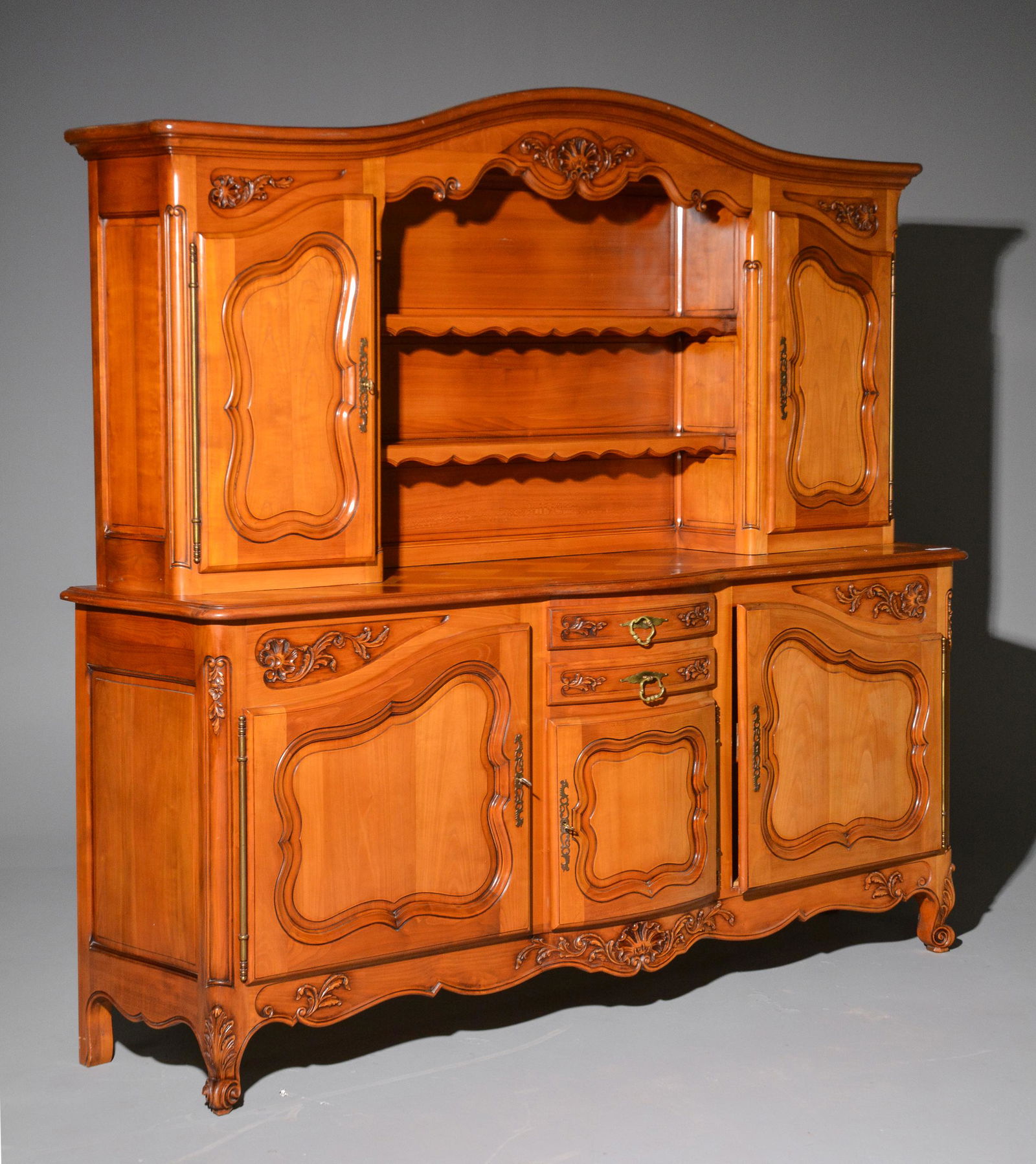 Louis XV Style Cherry Vasselier / Buffet (1 of 5)