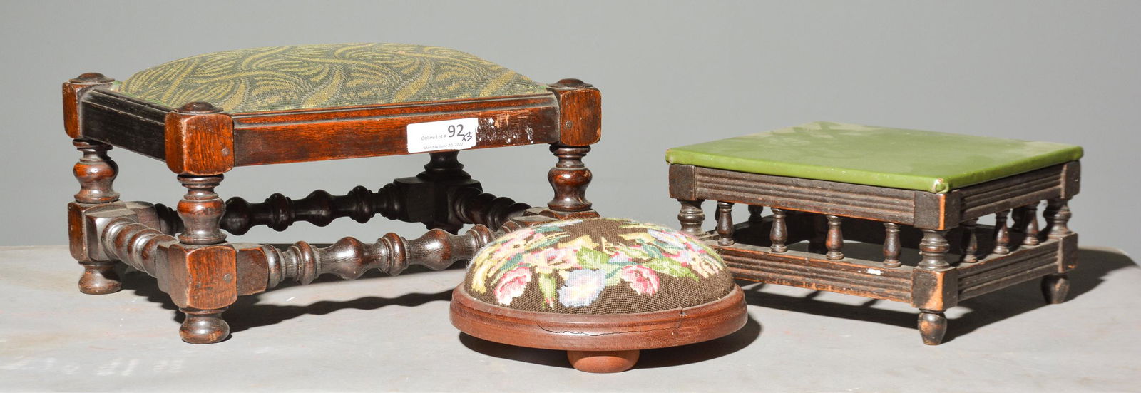 3 Assorted British Stools (1 of 3)