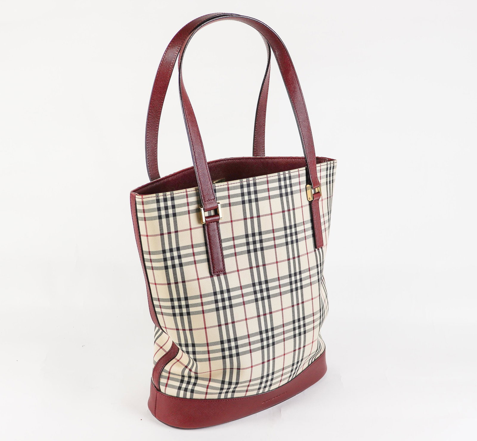 Burberry Tall Zip Tote in  Nova Check Canvas (1 of 5)