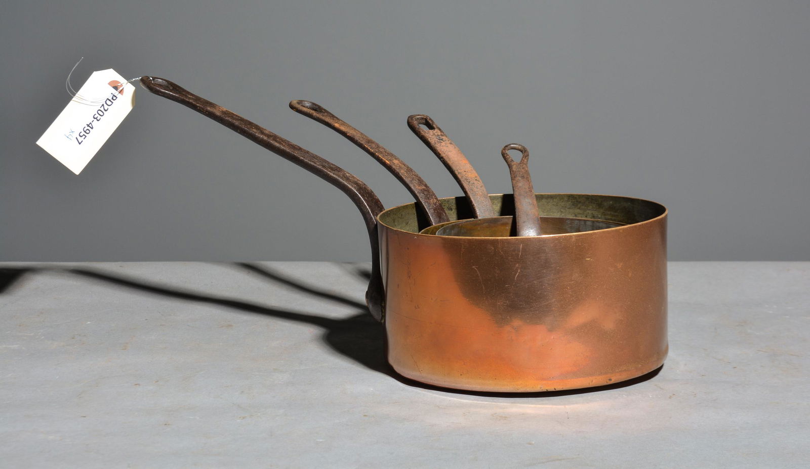 Set of 4 French Copper Sauce Pans (1 of 3)