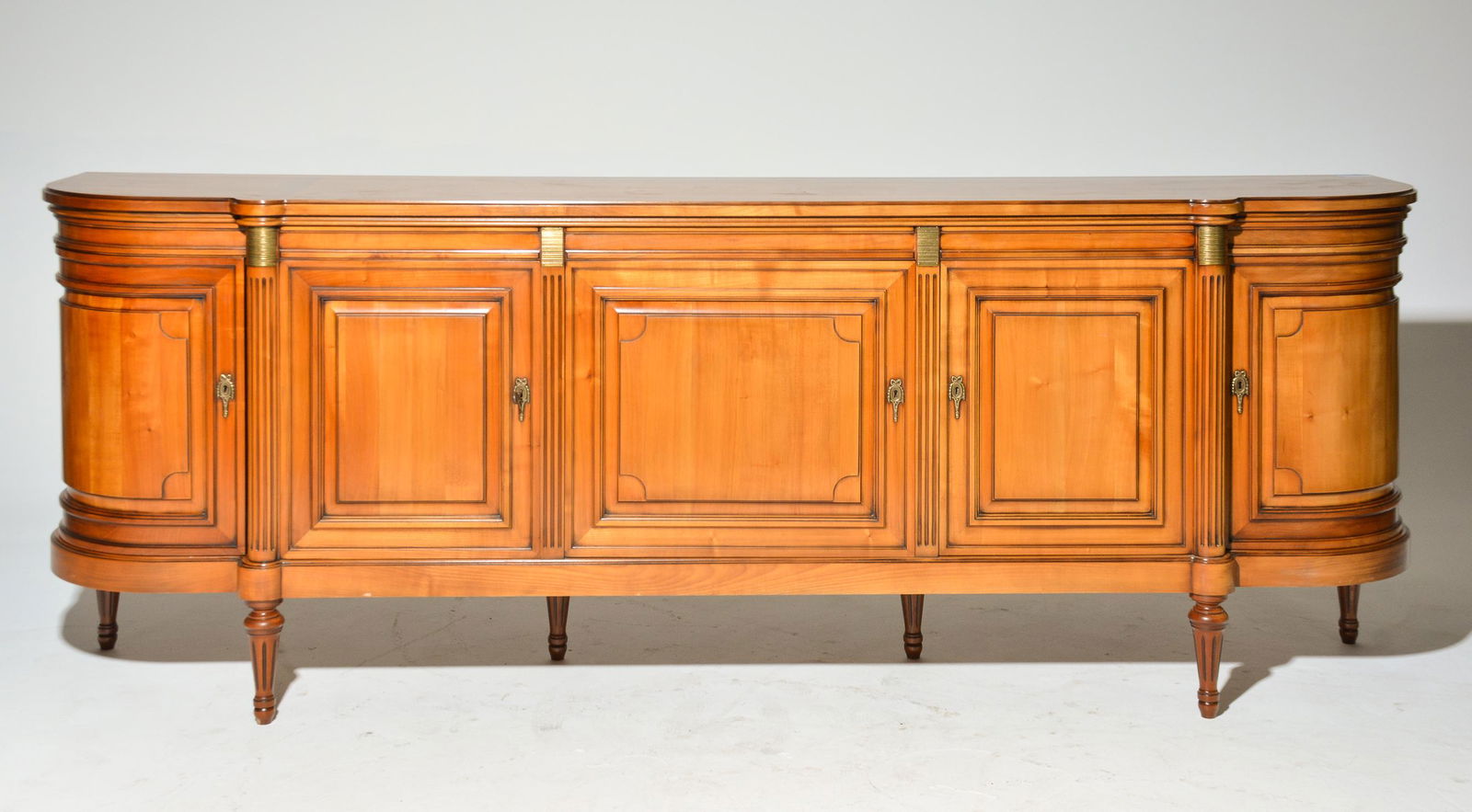 Louis XVI Style Cherry Sideboard / Enfilade (1 of 5)