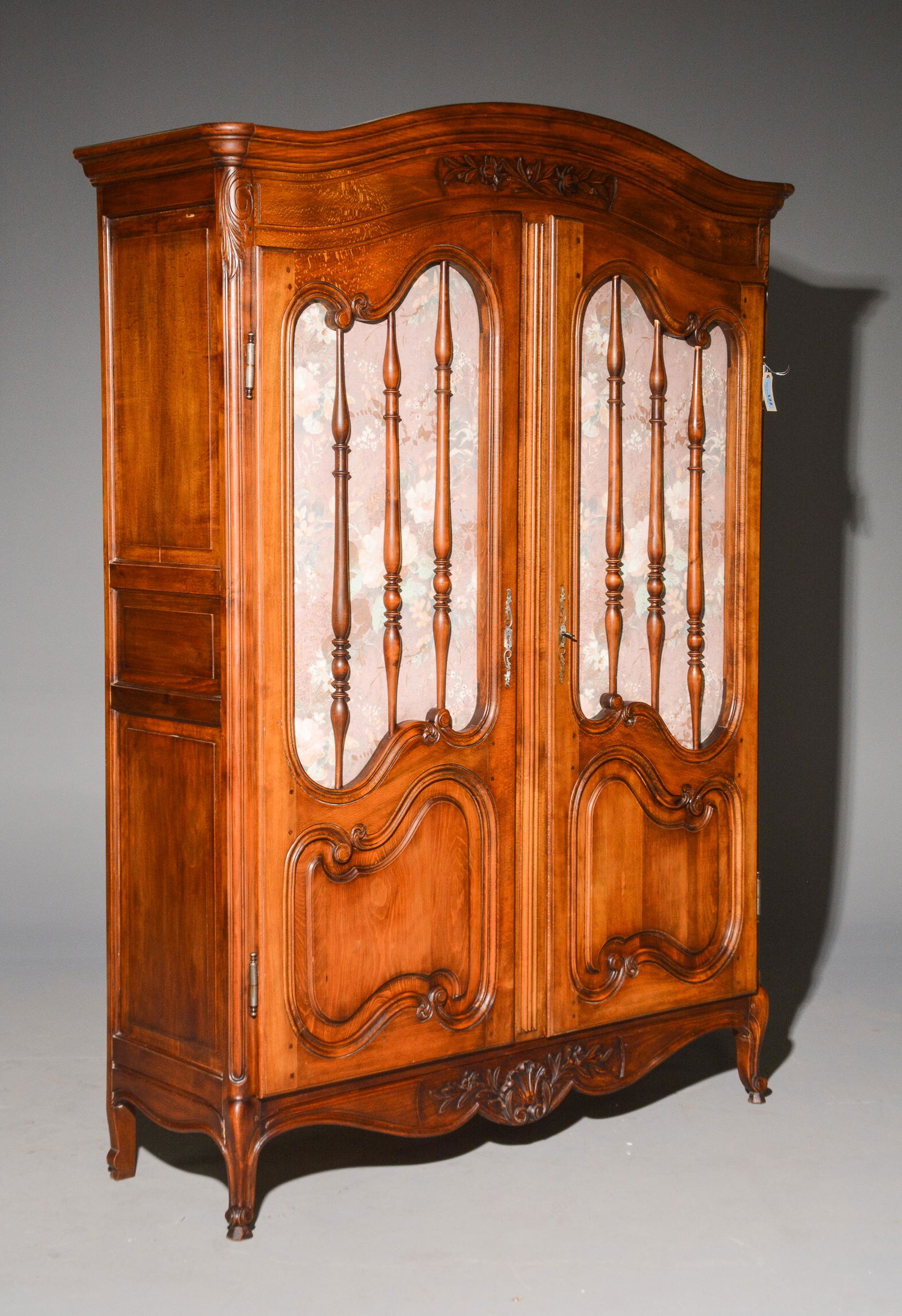Louis XV Style Double Door Armoire (1 of 3)