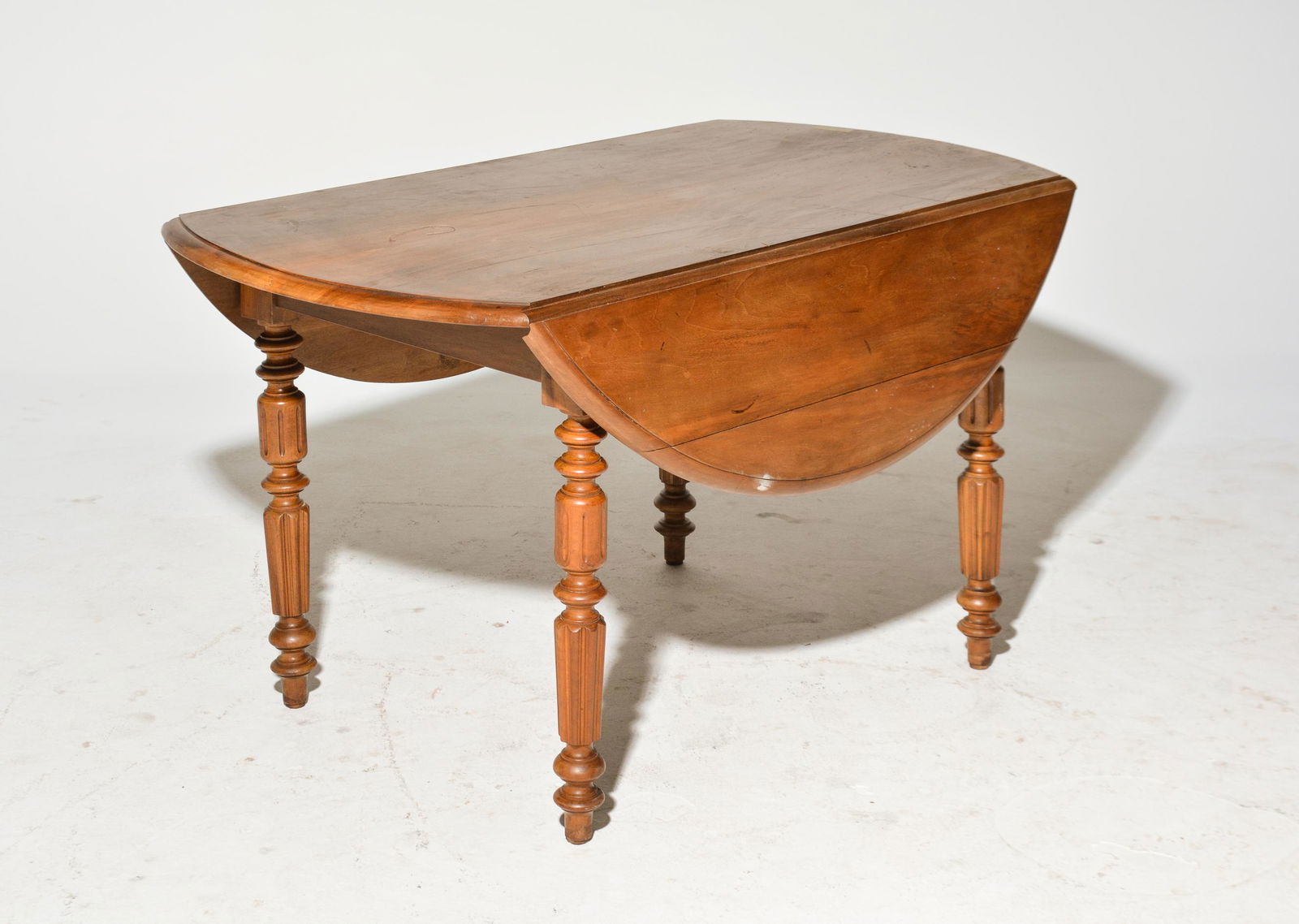 Louis Philippe Style Walnut Drop Leaf Table (1 of 3)