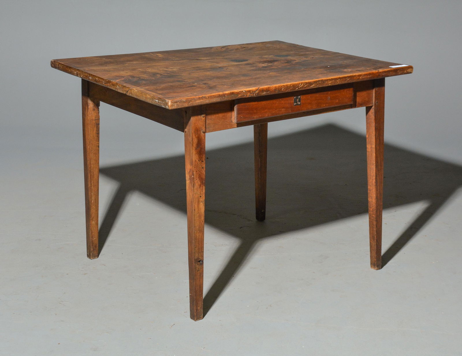 French Rustic Single Drawer Table (1 of 2)