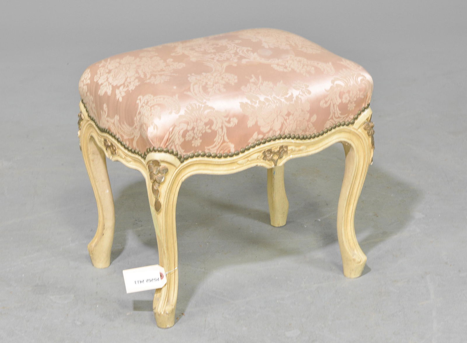 Louis XV Style Painted Foot Stool (1 of 2)