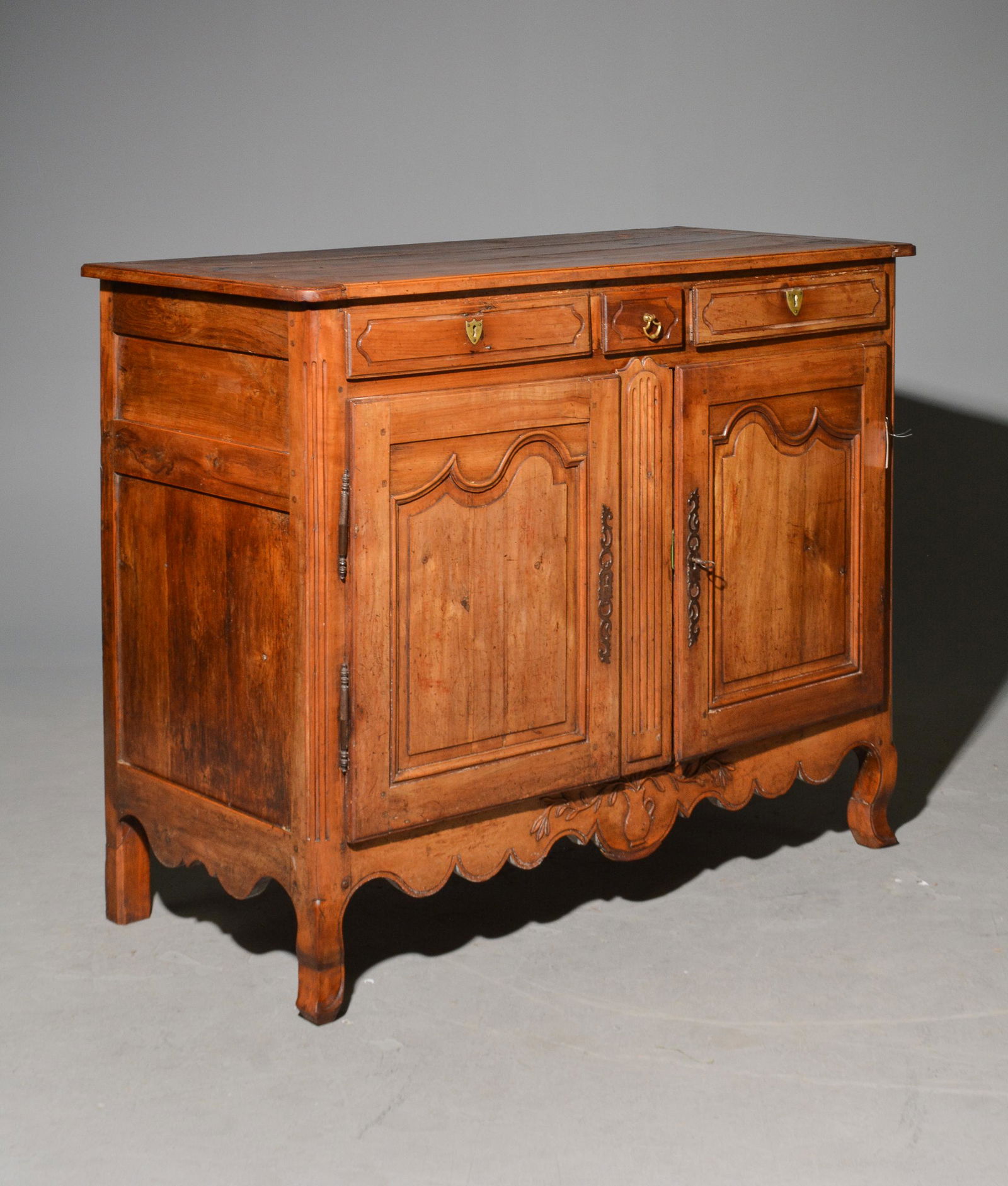 Louis XV Style Applewood Large Buffet (1 of 4)