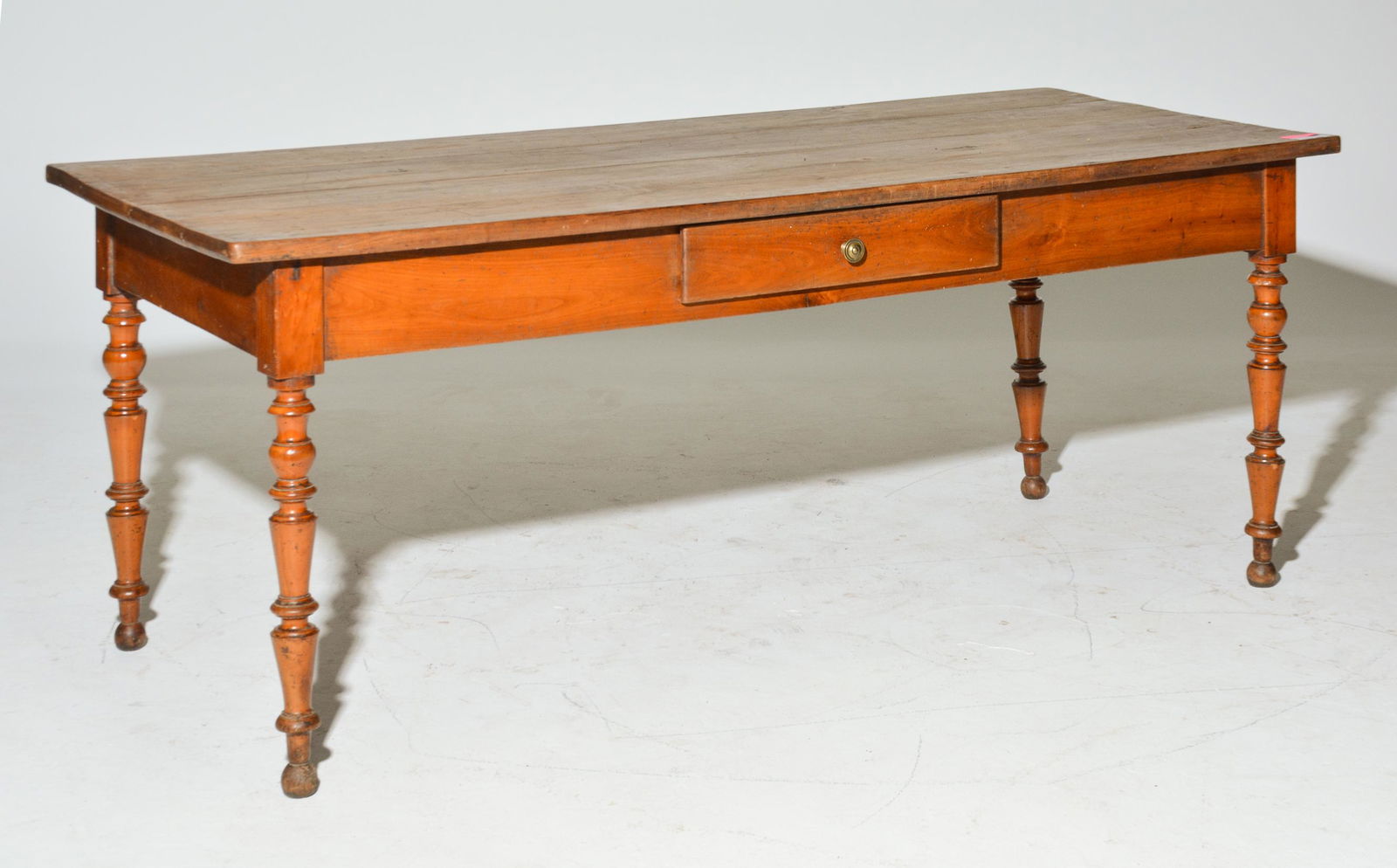 Louis Philippe Style Cherry Farmhouse Table (1 of 5)