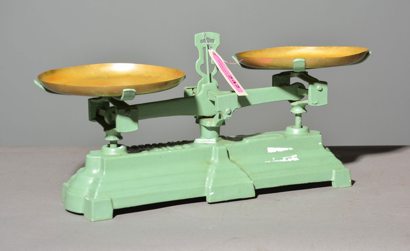 French Green Painted Balance Scale (1 of 1)