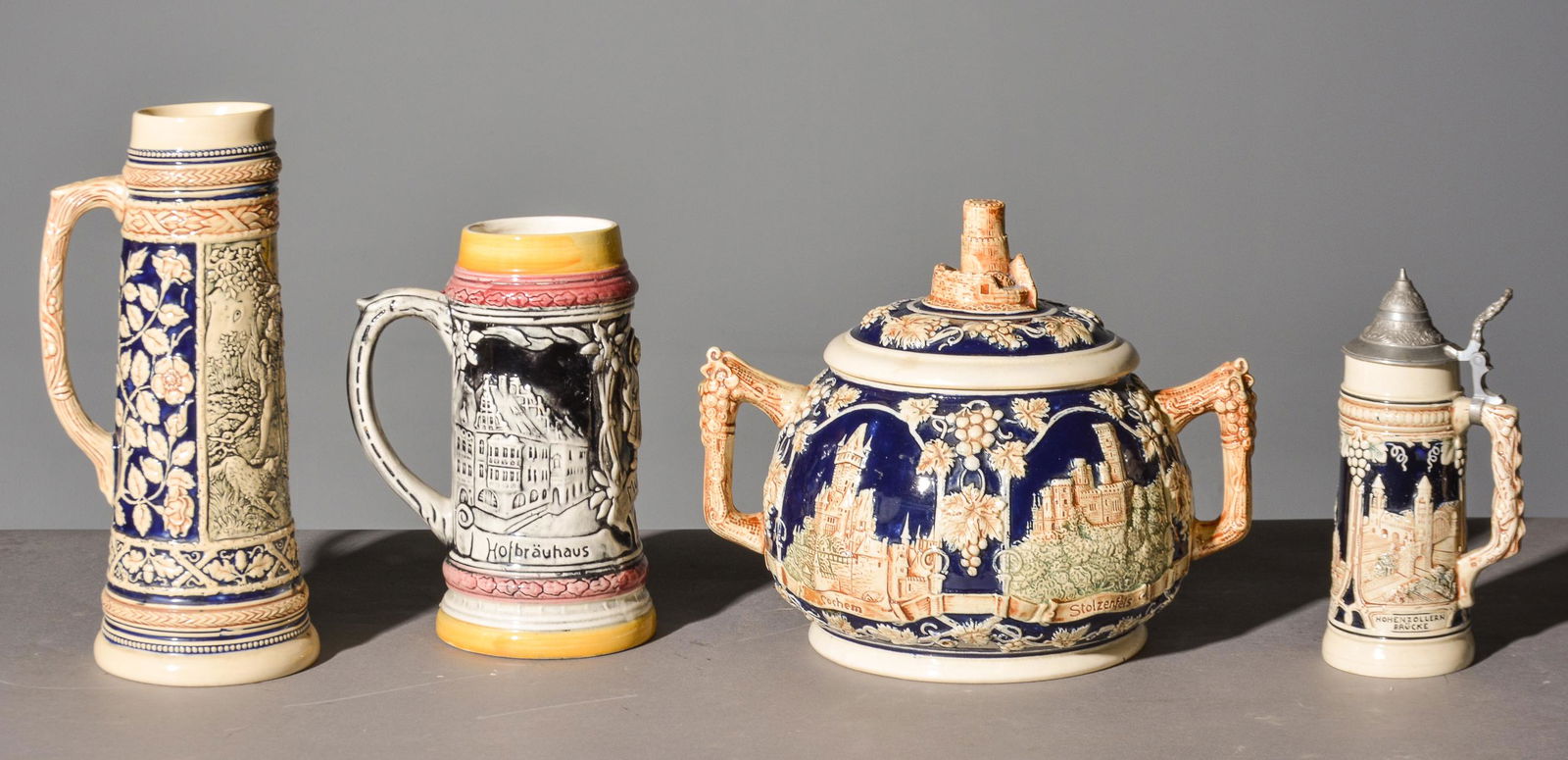 3 Assorted West German Mugs & 1 Tureen (1 of 6)