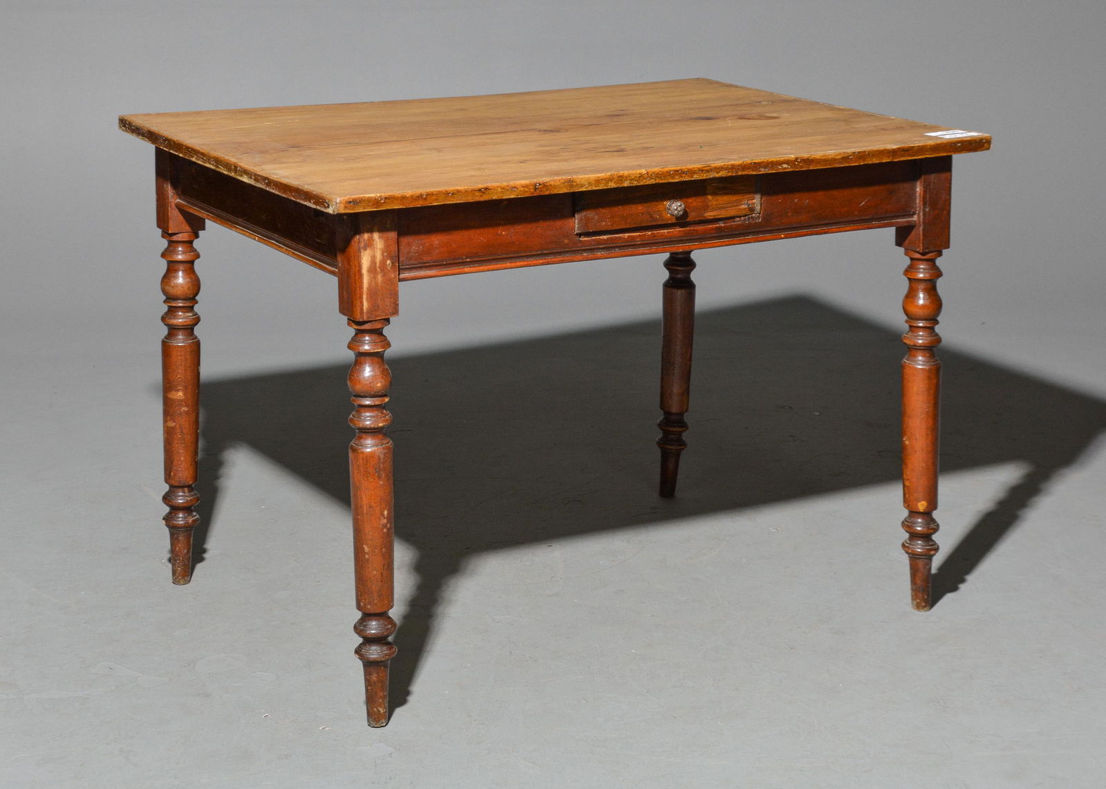 Irish Pine Painted Base Table (1 of 2)