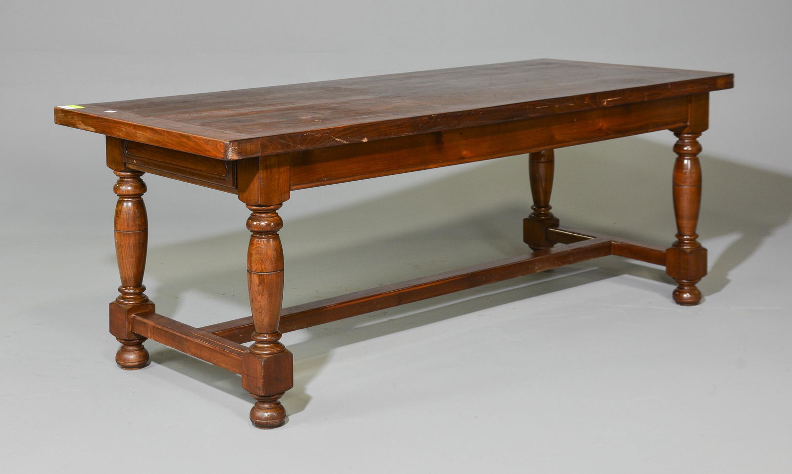 French Oak Farm Table with Drawer (1 of 6)