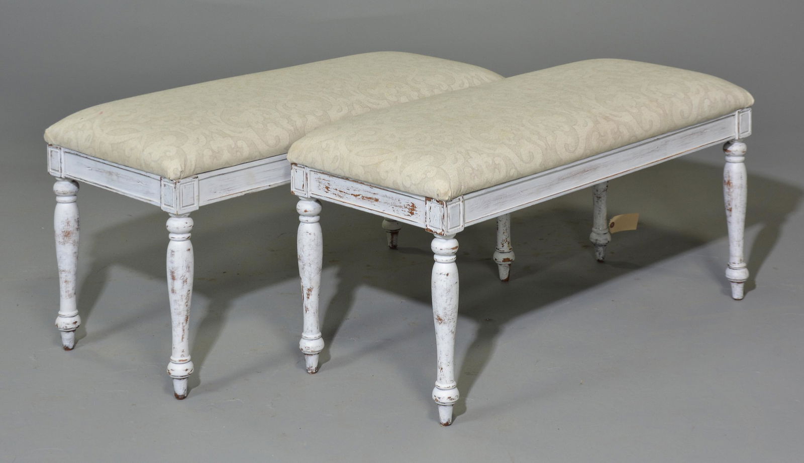 2 Painted Base Benches (1 of 3)