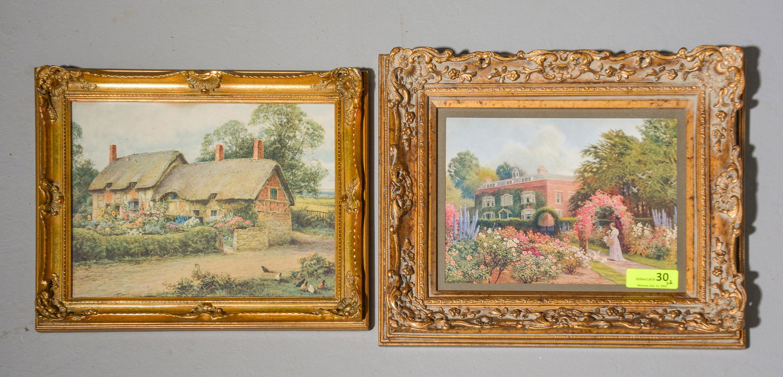 2pcs Gold Gilt Framed Landscapes (1 of 5)
