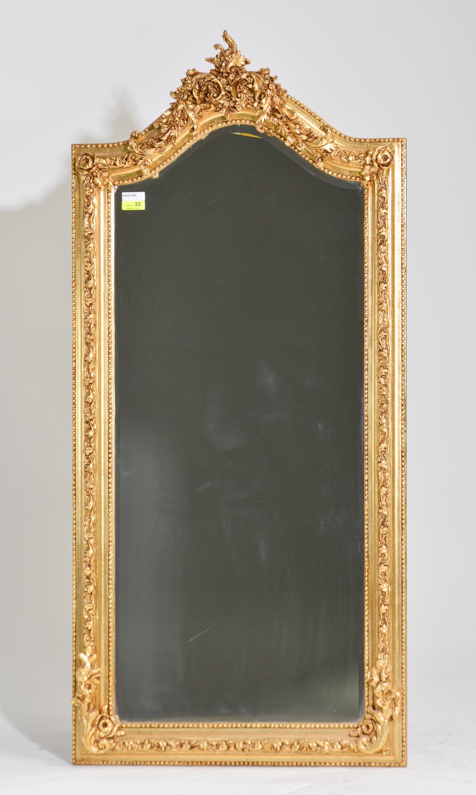 French Replica Gold Framed Beveled Mirror (1 of 4)