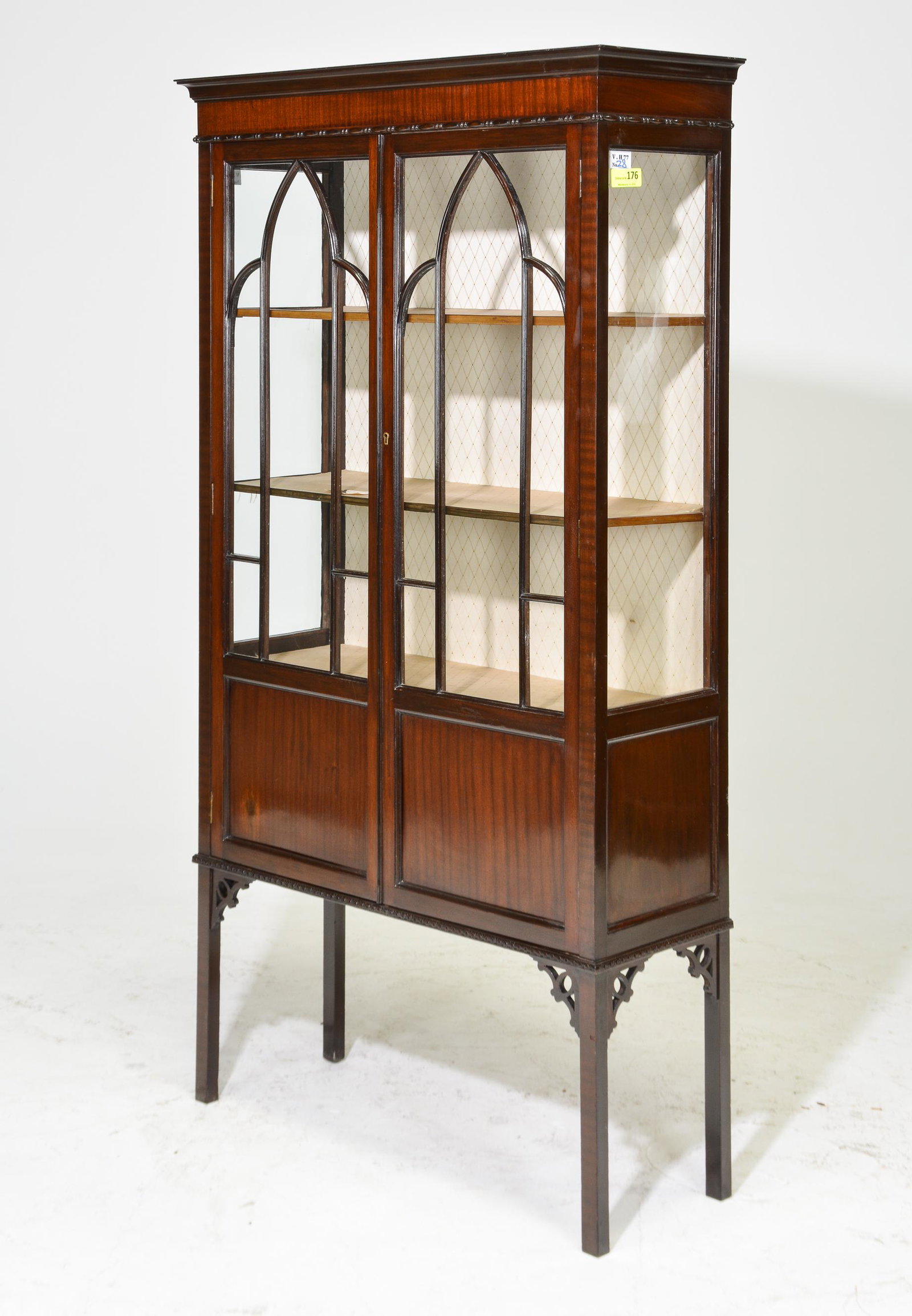 Edwardian Mahogany Display Cabinet / Showcase (1 of 3)