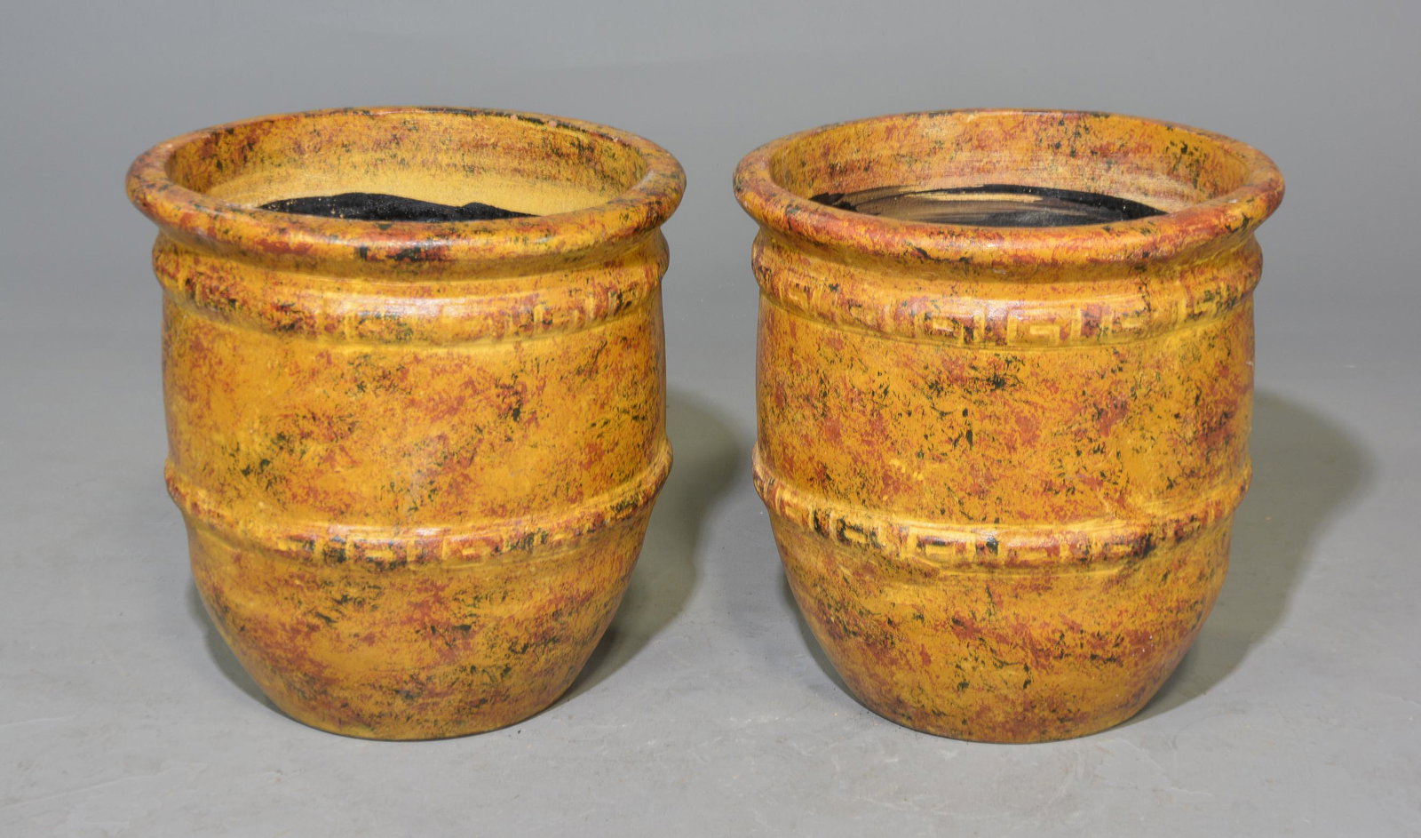 2 Painted Planters (1 of 3)