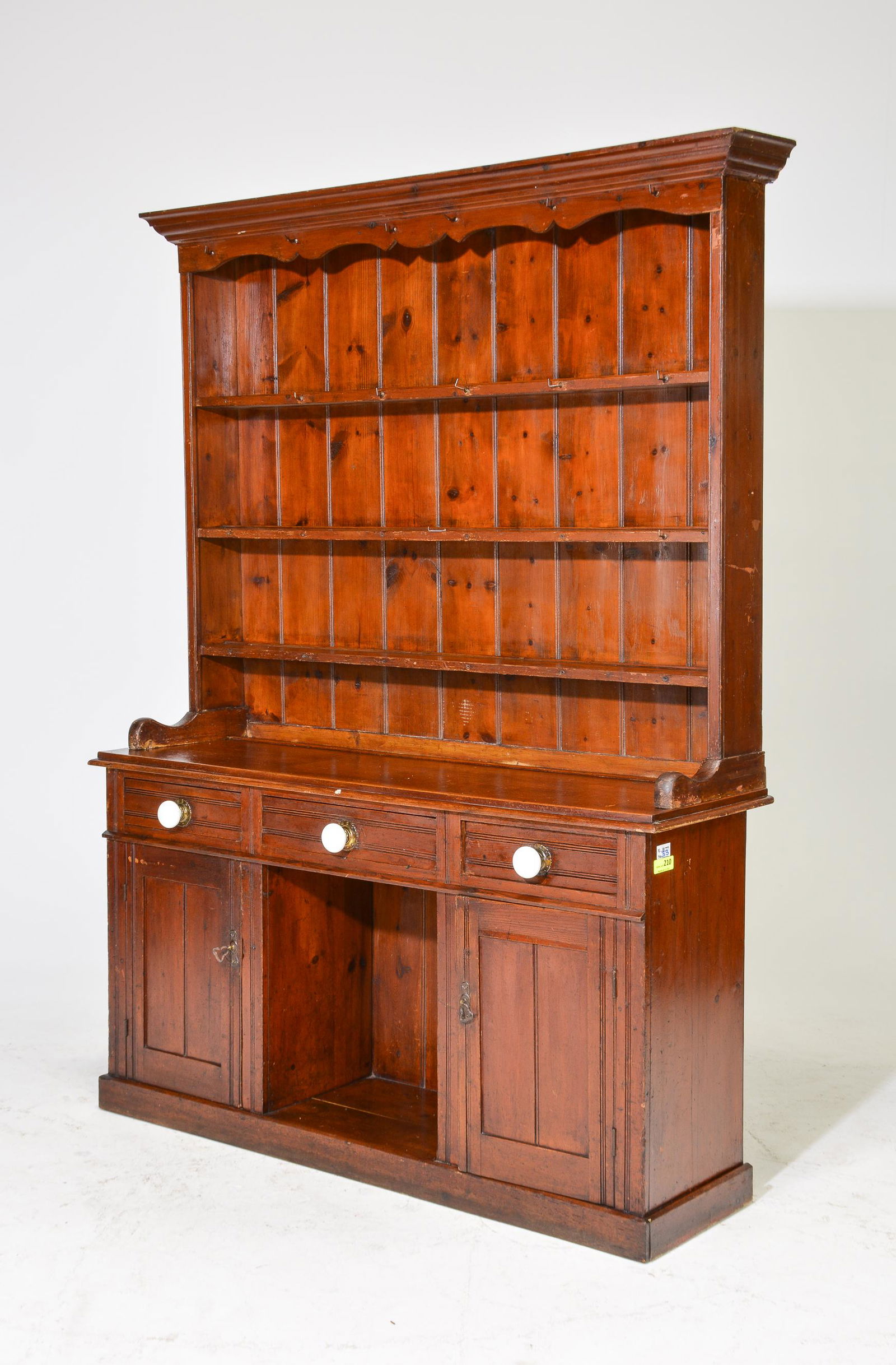 Farmhouse Plate Rack Dresser (1 of 3)