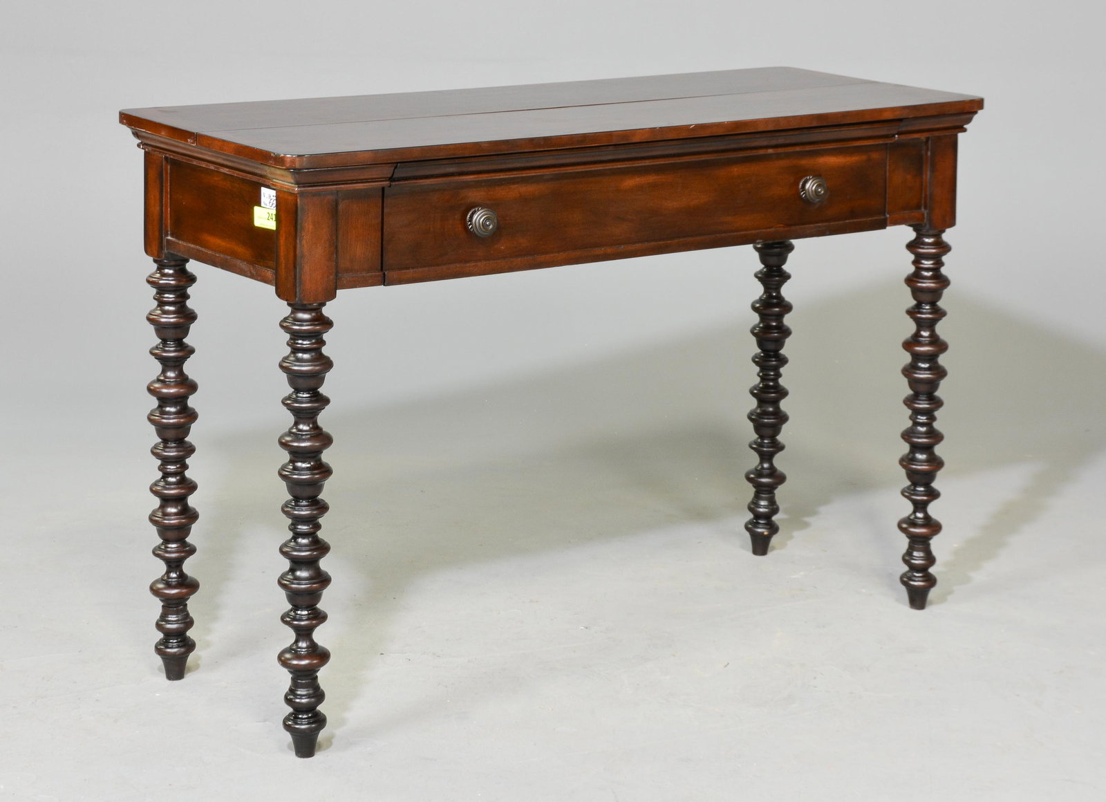 British Mahogany Fold Open Desk: British Mahogany Fold Open Desk - 33 in tall x 49 x 20