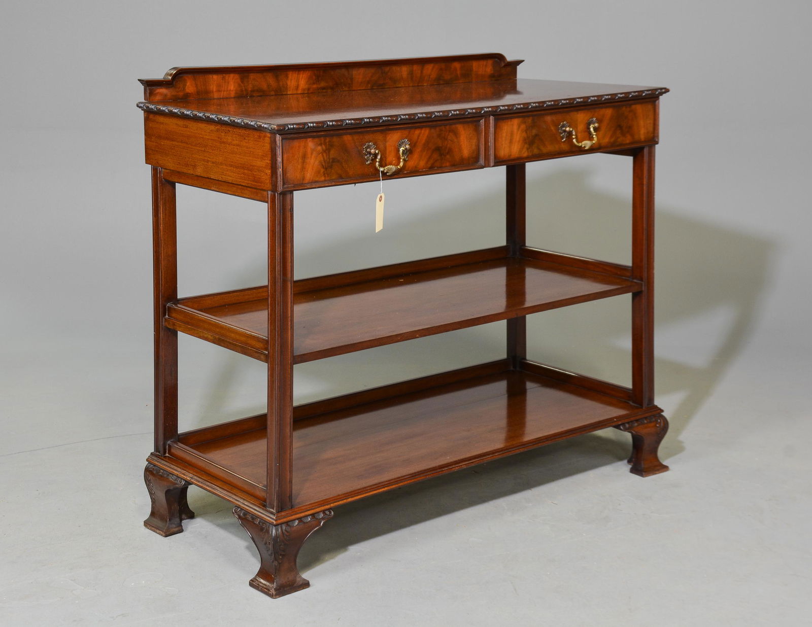 Edwardian Mahogany Dumbwaiter / Server (1 of 5)