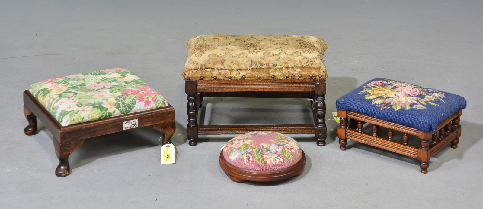 4 Assorted British Stools (1 of 5)