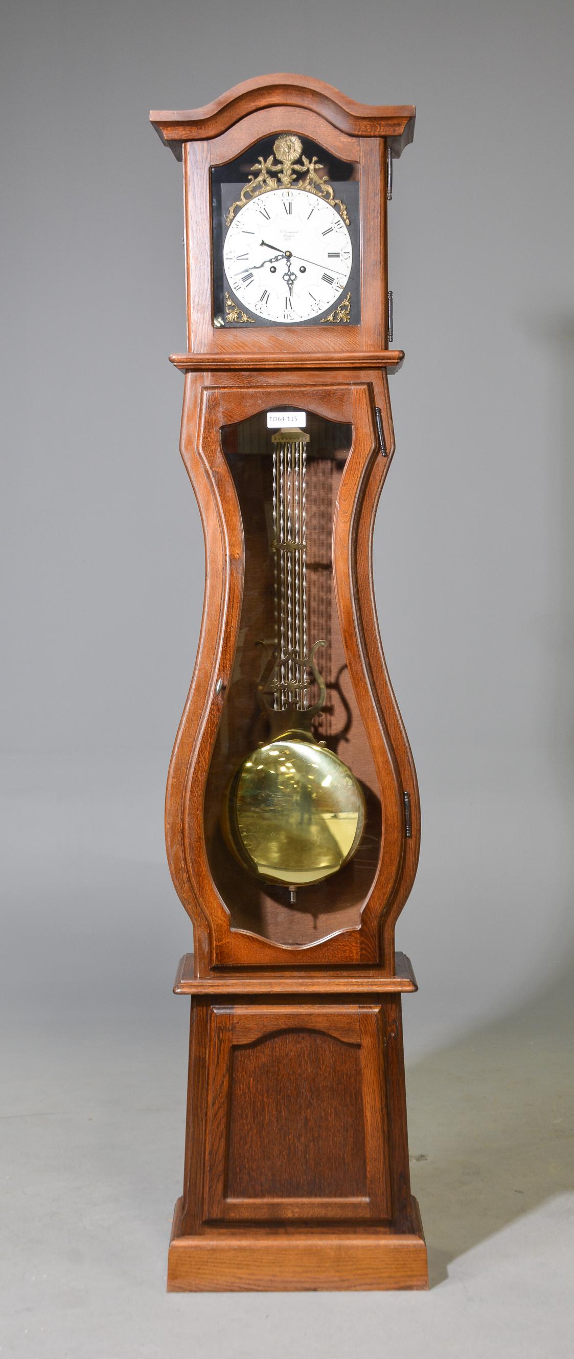 Banjo Shaped Grandfather / Longcase Clock (1 of 3)
