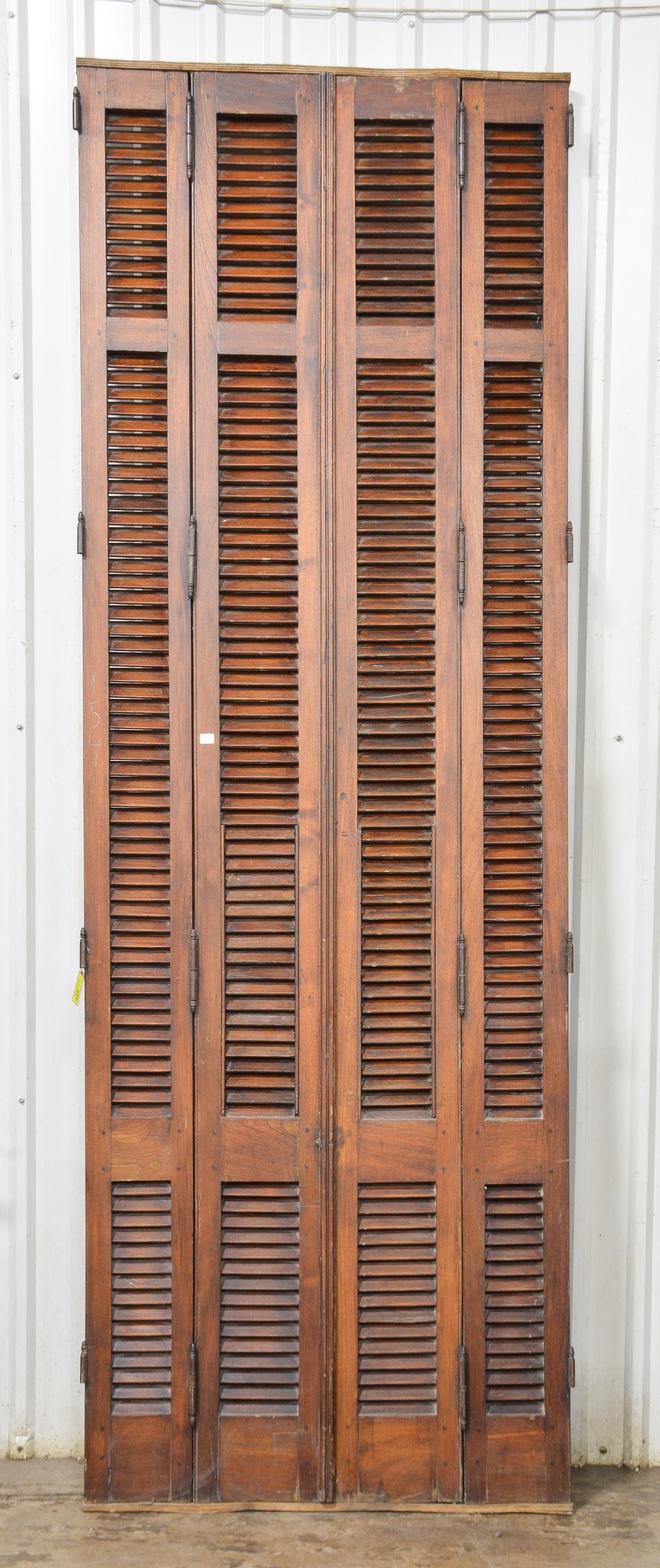 Argentinian Very Large Shutter Door: Argentinian Very Large Shutter Door - 131 in tall x 45 x 3