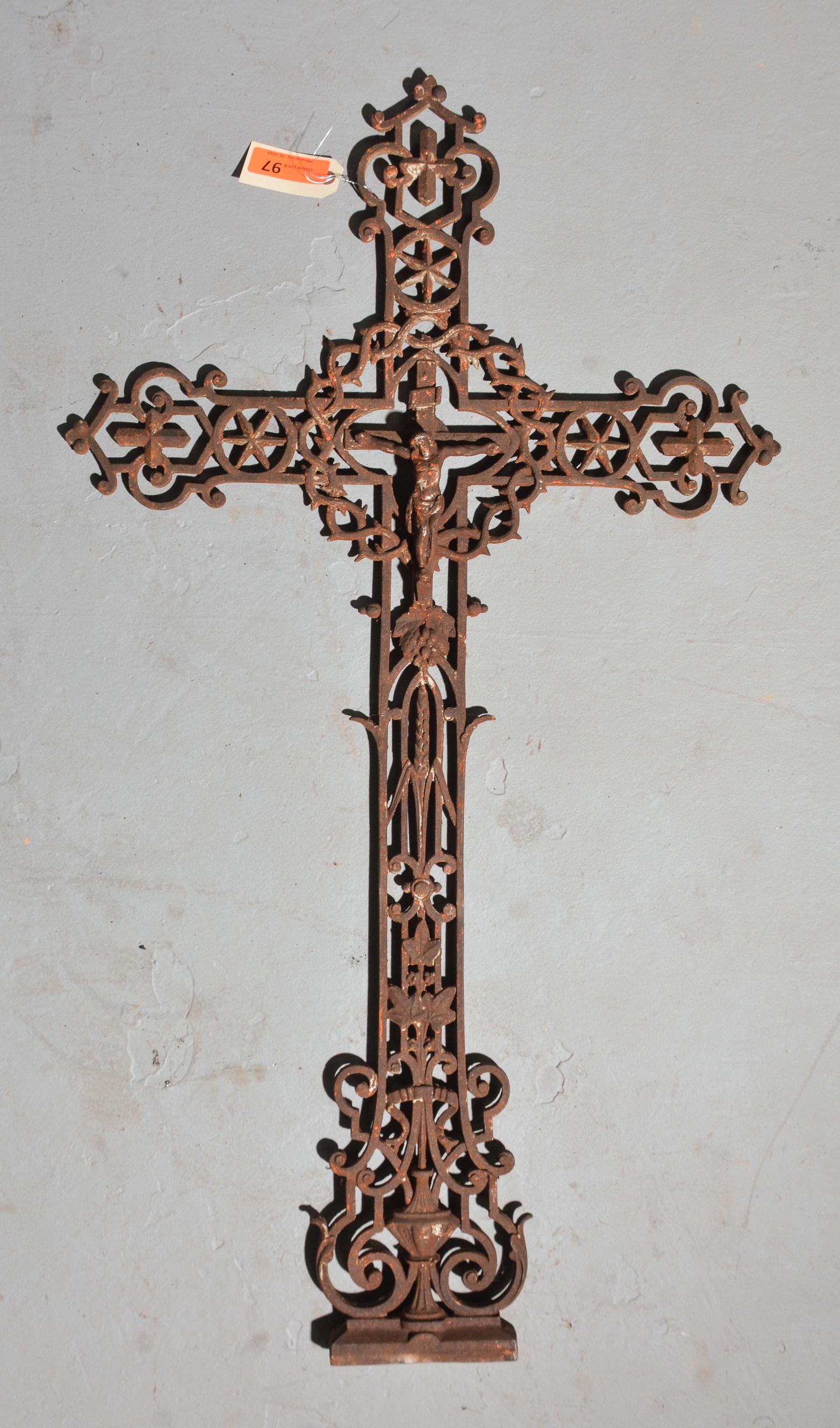 French Iron Crucifix (1 of 3)