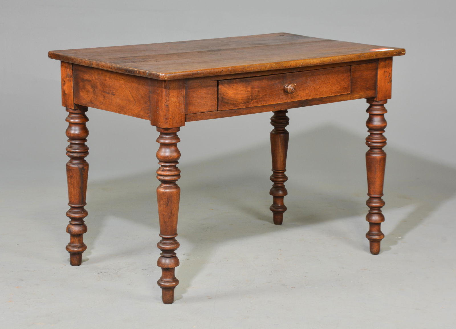 French Rustic Table with Drawer (1 of 4)