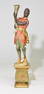 Blackamoor Hand Painted Figure on Pedestal / Torchiere