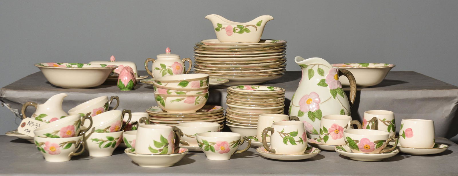 74pc Franciscan Desert Rose China (1 of 7)