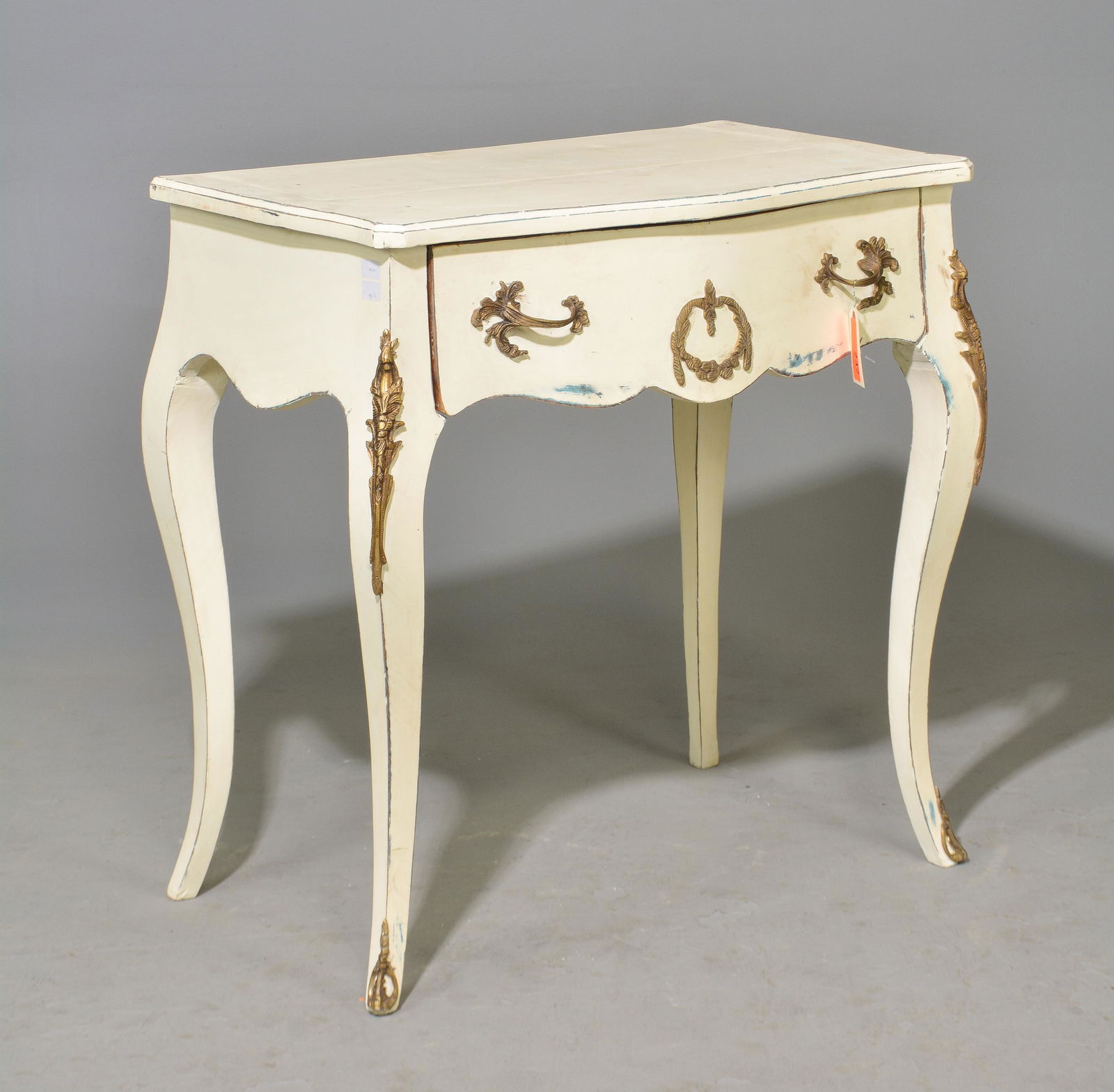 French Replica Painted Single Drawer Hall Table (1 of 6)