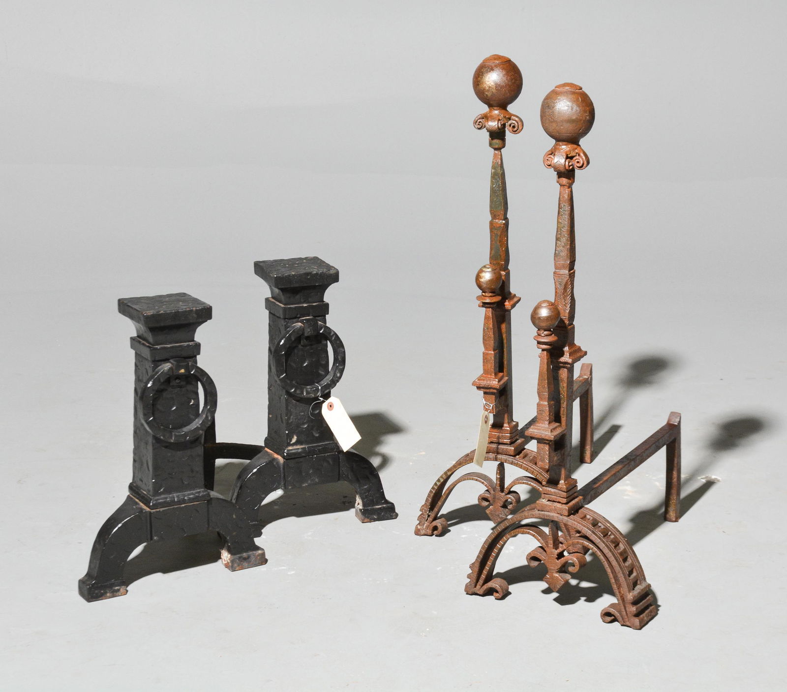 2 Pair of French Andirons (1 of 3)