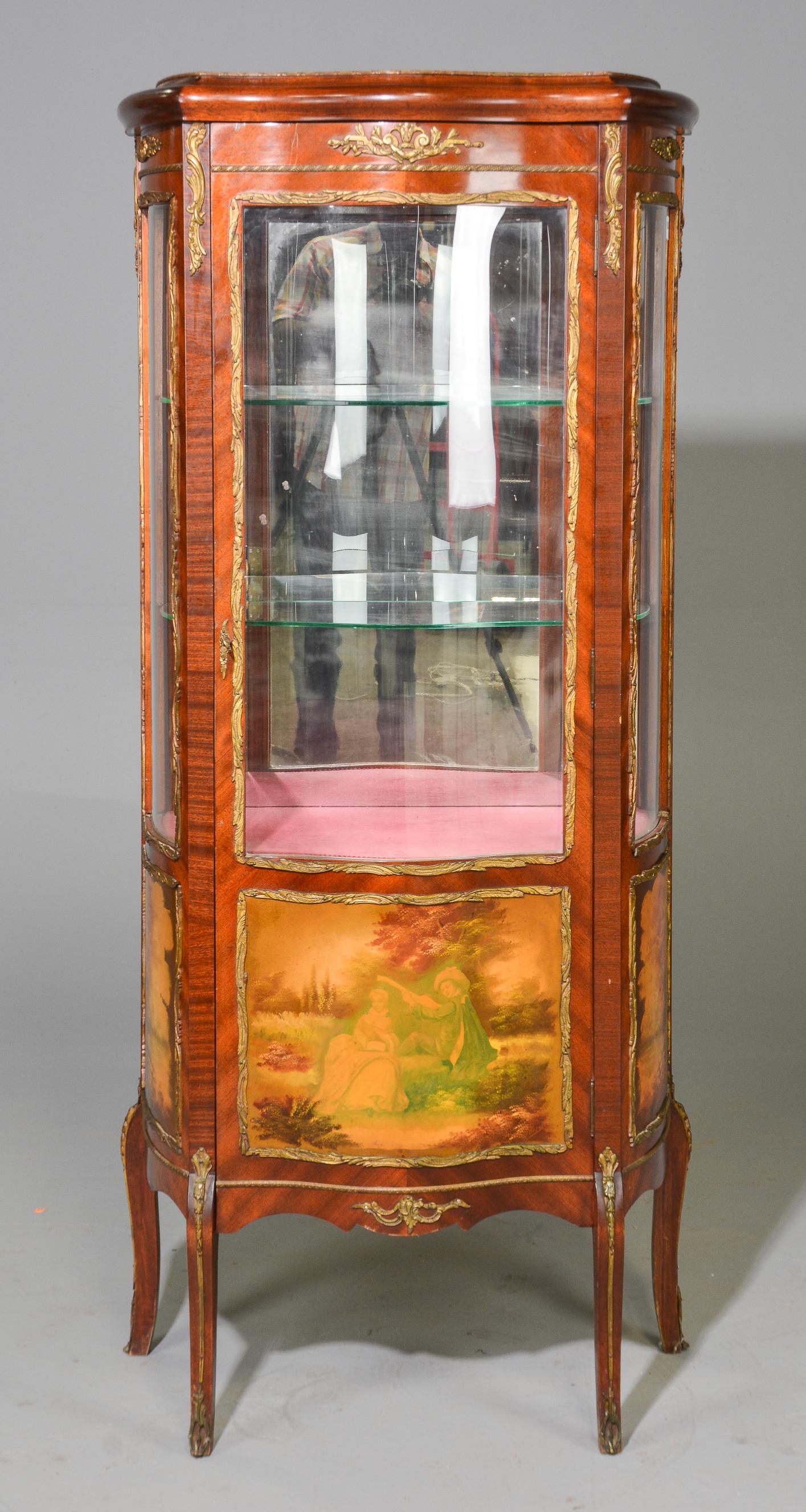 French Mirror Back Vitrine / Showcase (1 of 3)