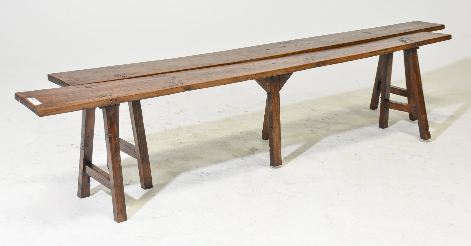 2 French Oak Farmhouse Benches (1 of 3)