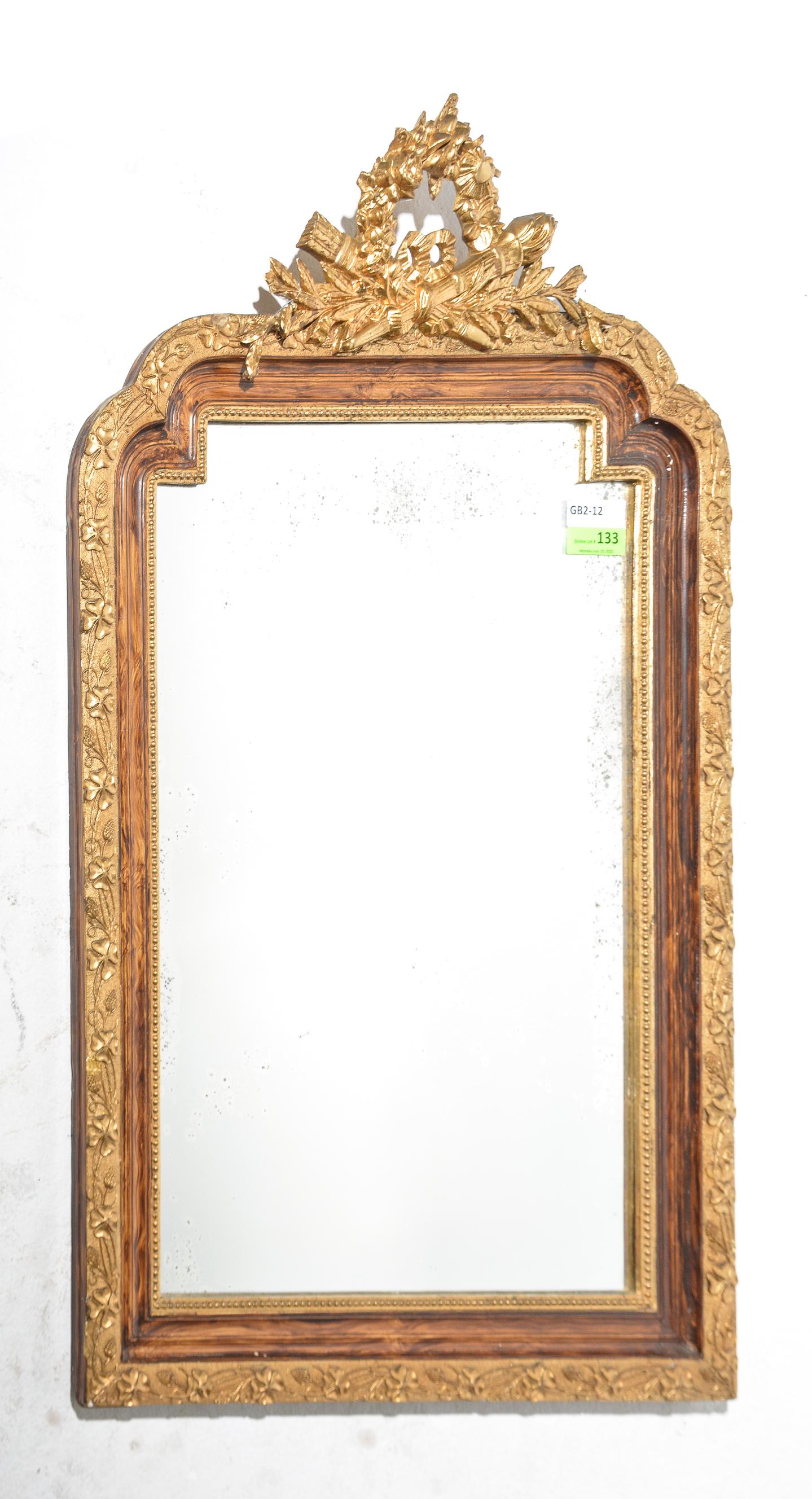 Louis XV Style Gilded Framed Mirror (1 of 4)