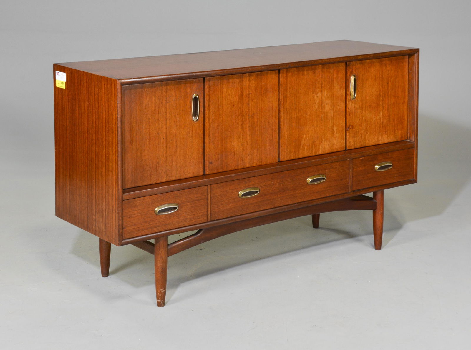 Small Mid Century Sideboard - Brass Handles - G-Plan (1 of 6)