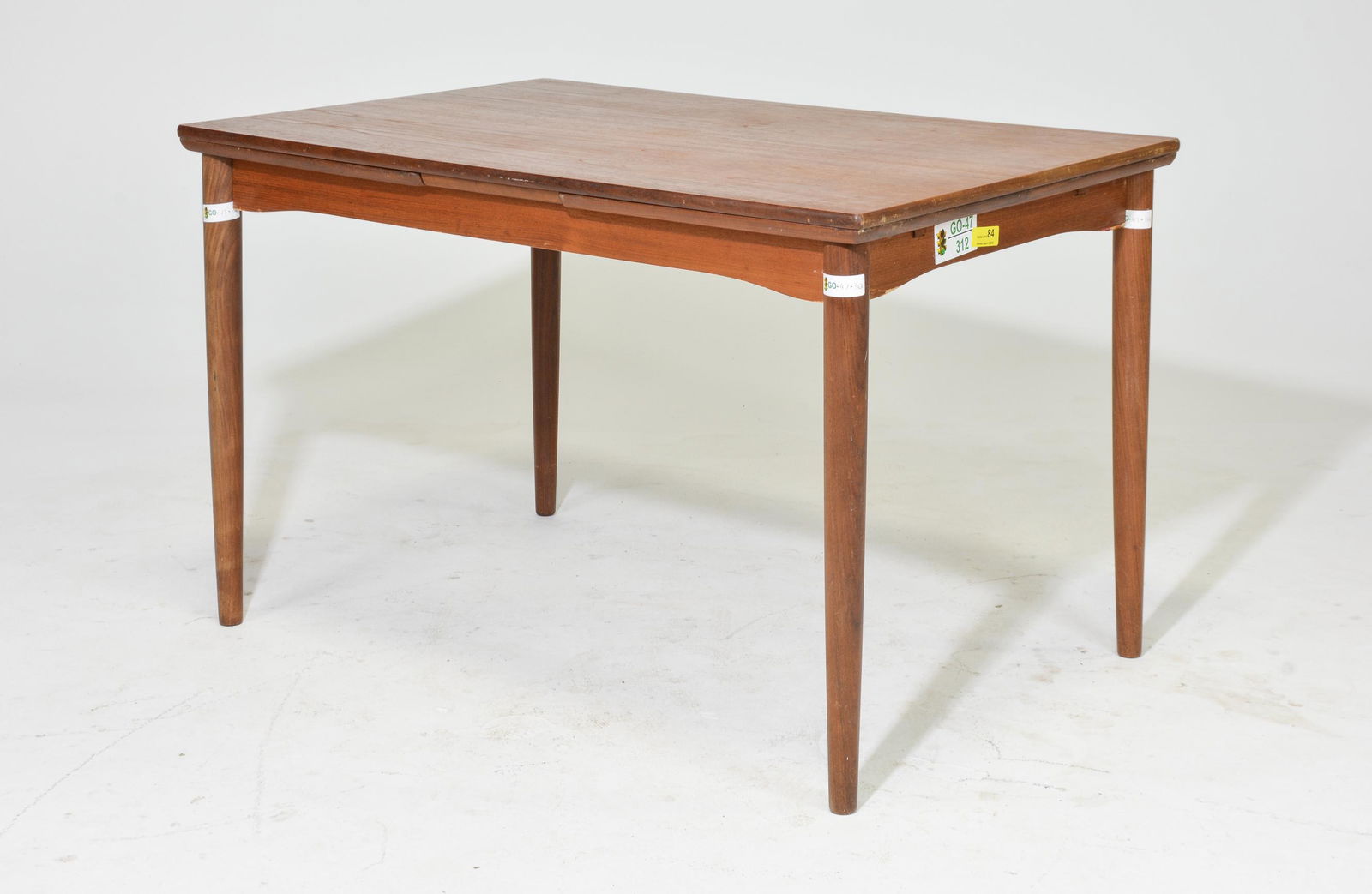 Mid Century Modern Draw Leaf Dining Table (1 of 6)